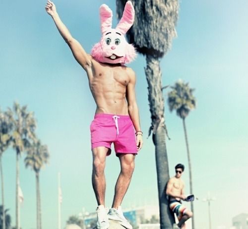 Beach Easter Bunny hunk